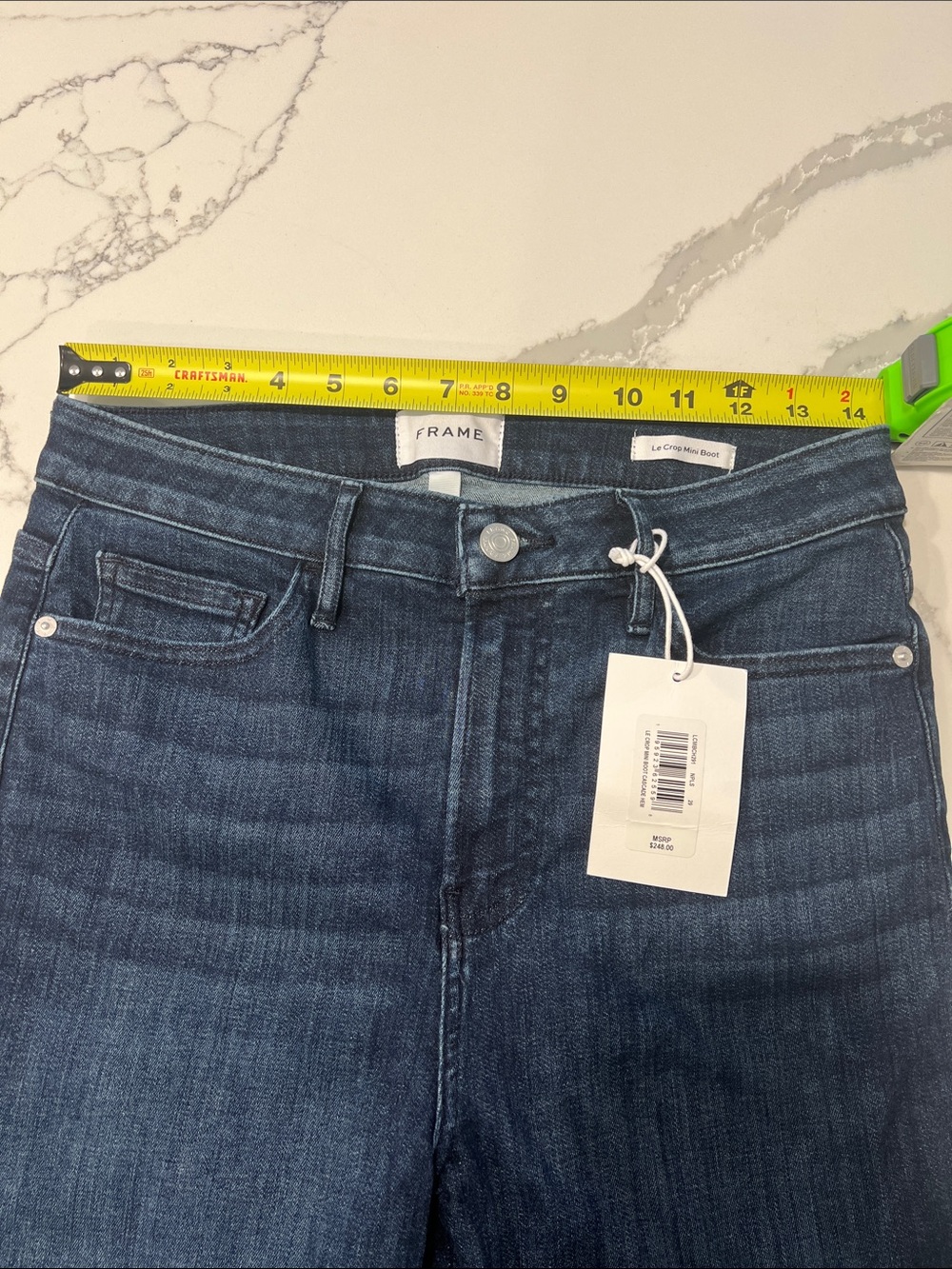 FRAME Le Crop Mini Boot Cascade Hem Jeans Size 29 😎*Price is firm*❤️ - Picture 14 of 15
